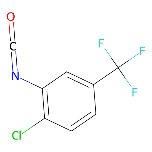 2-氯-5-(<em>三</em><em>氟</em><em>甲基</em>)苯基<em>异氰酸</em><em>酯</em>，50528-86-4，98%