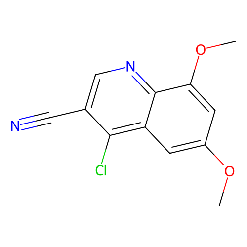 4-氯-6,8-二<em>甲</em>氧基<em>喹啉</em>-3-<em>腈</em>，1017049-01-2，97%