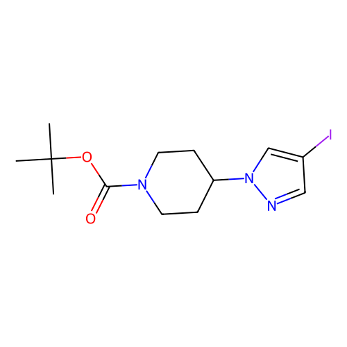 1-(1-Boc-4-哌啶基)-4-<em>碘</em><em>吡唑</em>，877399-73-0，98%