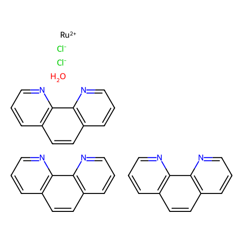 二氯三(<em>1</em>,10-<em>菲</em><em>罗</em><em>啉</em>)钌(II) 水合物，304695-79-2，98%