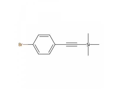 (4-溴苯乙炔基)三甲基硅烷，16116-78-2，98%