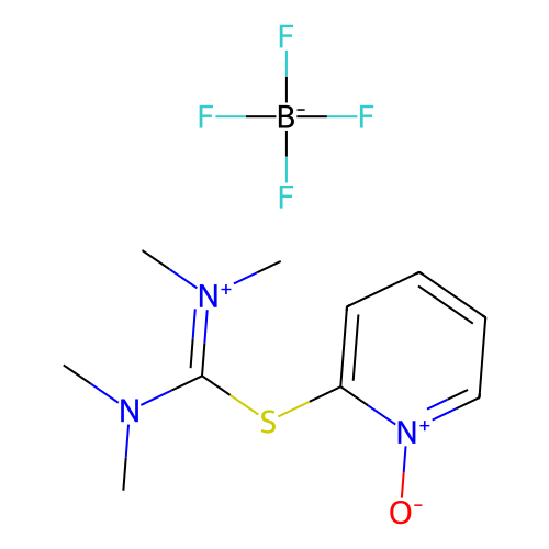 S-(1-氧代-2-<em>吡啶基</em>)-N,N,N′,N′-<em>四</em>甲基硫脲<em>四</em>氟硼酸盐，255825-38-8，98%