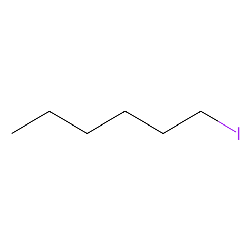 1-碘己烷(<em>含</em>稳定剂铜屑)，638-45-<em>9</em>，>97.0%(GC)