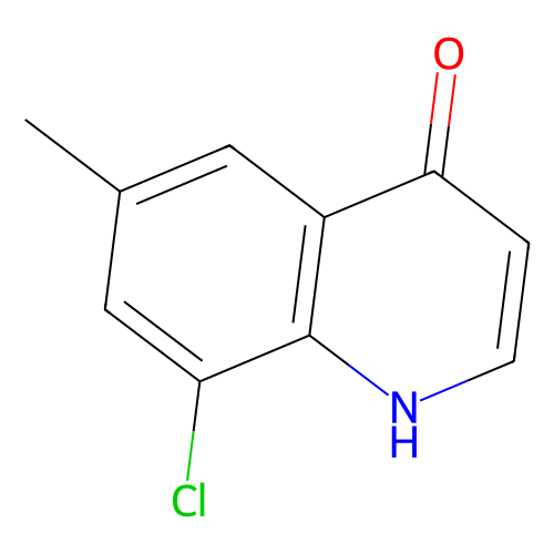 <em>8</em>-氯-6-<em>甲基</em>-4-<em>喹啉</em>醇，203626-40-8，98%