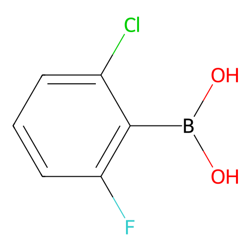 2-氯-6-氟<em>苯</em><em>硼酸</em>(<em>含</em><em>数量</em><em>不等</em><em>的</em><em>酸酐</em>)，313545-32-3，97%