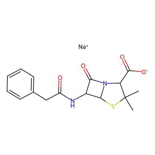 青霉素G<em>钠</em>，69-57-8，1650 U/mg