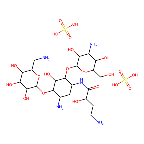 <em>硫酸</em>阿米卡星，39831-55-5，≥97%