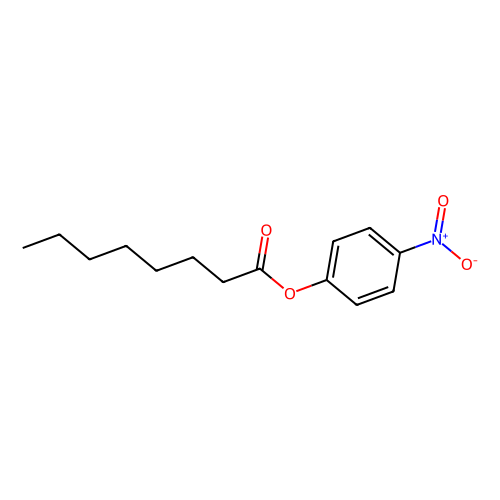 4-硝基苯基辛酸酯，1956-10-1，90.0% (GC