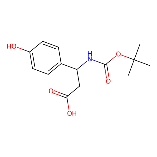 Boc-R-3-氨基-3-(<em>4</em>-<em>羟基</em>-<em>苯基</em>)-<em>丙酸</em>，329013-12-9，≥97.0%(HPLC)