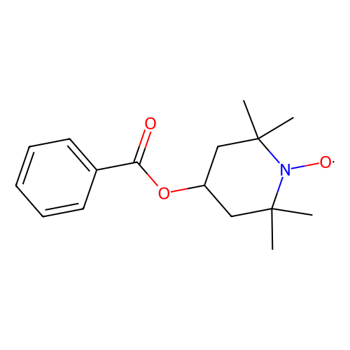 4-羟基-2,2,6,6-四甲基<em>哌啶</em>1-氧基苯甲酸盐<em>自由基</em>[氧化反应的催化剂]，3225-26-1，>97.0%(GC)