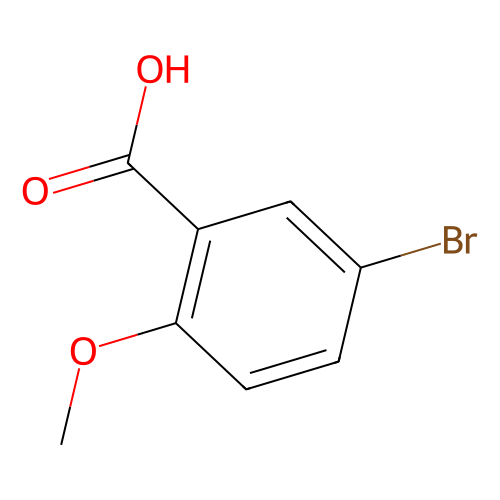 5-溴-2-<em>甲</em><em>氧基</em><em>苯甲酸</em>，2476-35-9，97%