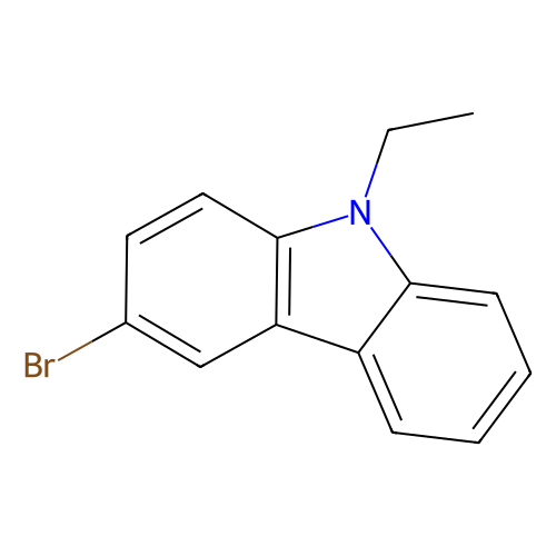 3-溴-<em>9</em>-乙基咔唑，57102-97-3，>98.0%(HPLC)