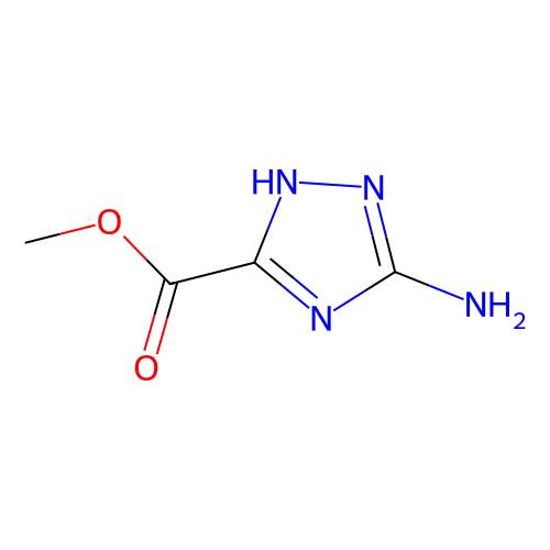 5-氨基-1H-1,<em>2</em>,4-三氮唑-3-羧酸甲酯，3641-14-3，≥96%