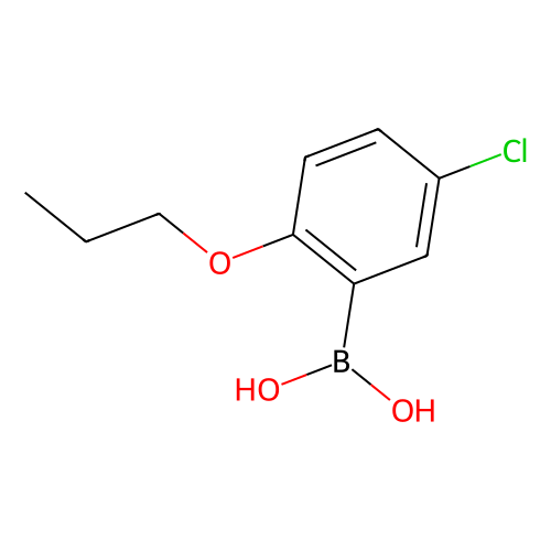 5-氯-2-丙氧基苯硼酸，849062-29-9，97