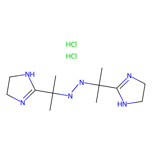 <em>2,2</em>'-偶氮双[<em>2</em>-(<em>2</em>-咪唑啉-<em>2</em>-基)丙烷]二盐酸盐，27776-21-<em>2</em>，>98.0%(HPLC)