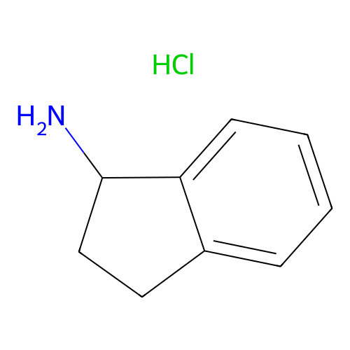 <em>2</em>,3-二氢-1H-茚-1-胺 盐酸盐，70146-15-5，98%
