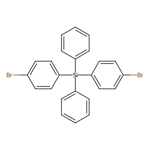 双(4-溴苯基)二苯基硅烷，18733-<em>91-0</em>，>98.0%(GC)