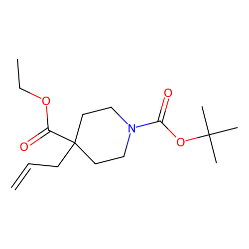 N-<em>Boc-4</em>-烯丙基<em>哌啶</em>-<em>4</em>-<em>羧酸</em>乙酯，146603-99-8，90%