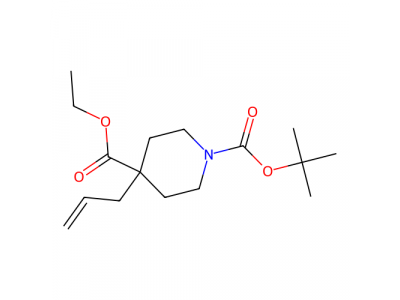 N-Boc-4-烯丙基哌啶-4-羧酸乙酯，146603-99-8，90%