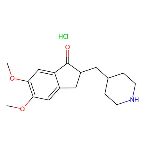 5,6-二甲氧基-2-(4-哌啶基甲基)-1-茚酮盐酸盐，120013-39-0，≥98.0%(HPLC