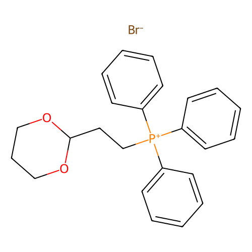<em>2</em>-(<em>1</em>,3-<em>二氧</em>己环-<em>2</em>-基)<em>乙基</em>三苯基溴化膦，69891-92-5，≥98.0%