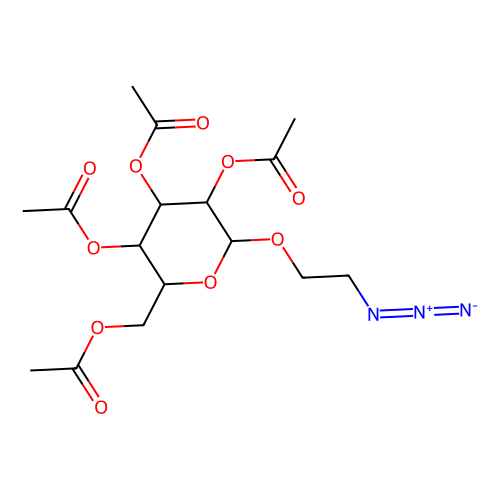 2-叠氮乙基-2,3,<em>4</em>,6-四-<em>O</em>-乙酰-β-<em>D</em>-吡喃<em>葡萄糖苷</em>，140428-81-5，>92.0%(HPLC)