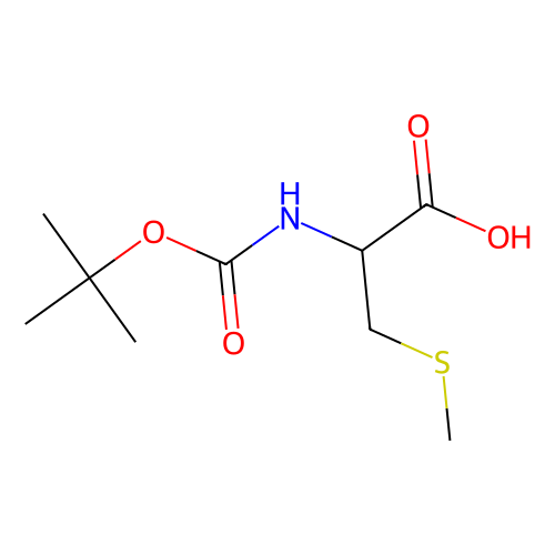 N-Boc-<em>S</em>-甲基-<em>L</em>-<em>半胱氨酸</em>，16947-80-1，96%
