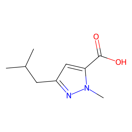 5-异丁基-2-<em>甲基</em>-2H-<em>吡唑</em>-<em>3</em>-羧酸，769132-77-6，97%