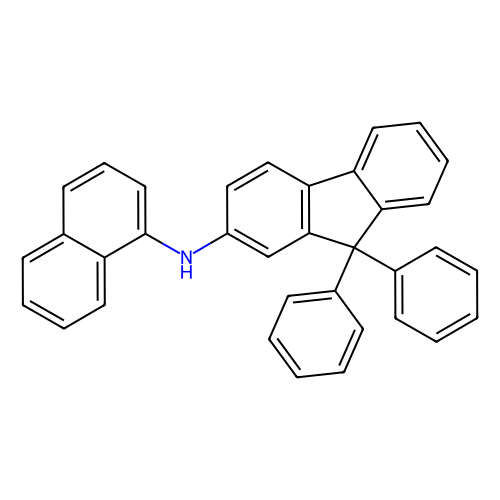 N-(萘-1-<em>基</em>)-<em>9</em>,9-<em>二</em>苯基-<em>9</em>H-<em>芴</em>-<em>2</em>-胺，1196694-11-7，98%
