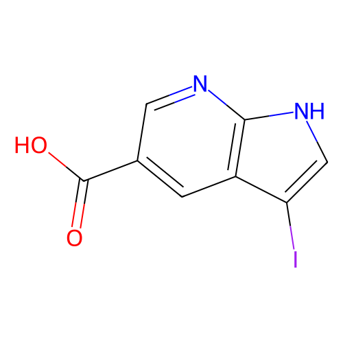 3-碘-7-<em>氮</em><em>杂</em>吲哚-<em>5</em>-甲酸，1060816-80-9，95%