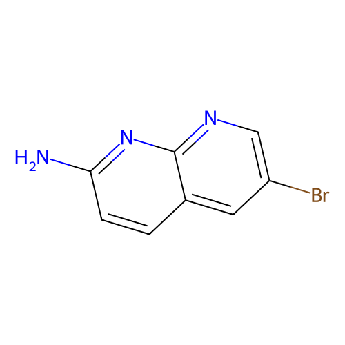 6-溴-<em>1</em>,8-萘啶-2-<em>胺</em>，64874-38-0，<em>96</em>%