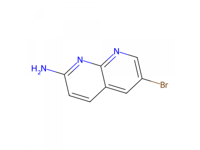 6-溴-1,8-萘啶-2-胺，64874-38-0，96%