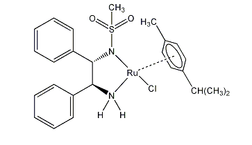 氯（对异丙基）[（<em>1S</em>，<em>2S</em>）-（-）-2-氨基-1,2-二苯乙基（（甲基磺酰氨基））钌（II），329371-25-7，95%