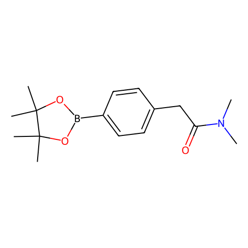 <em>N</em>,<em>N</em>-二甲基-2-(<em>4</em>-(<em>4,4</em>,5,5-四甲基-1,<em>3</em>,2-二氧硼杂环戊烷-2-基)苯基)乙酰胺，1256359-80-4，98%