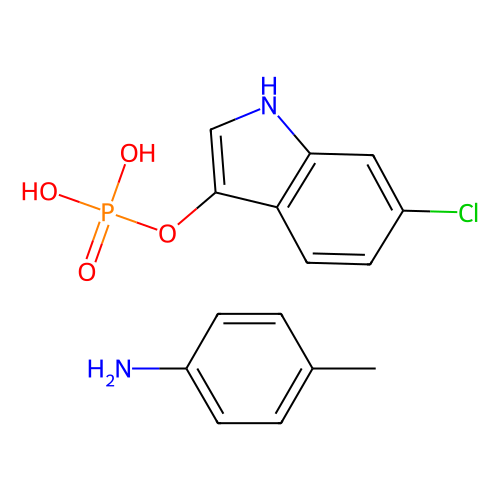 6-氯-<em>3</em>-吲哚磷酸酯对甲<em>苯胺</em>盐，159954-<em>33</em>-3，98%