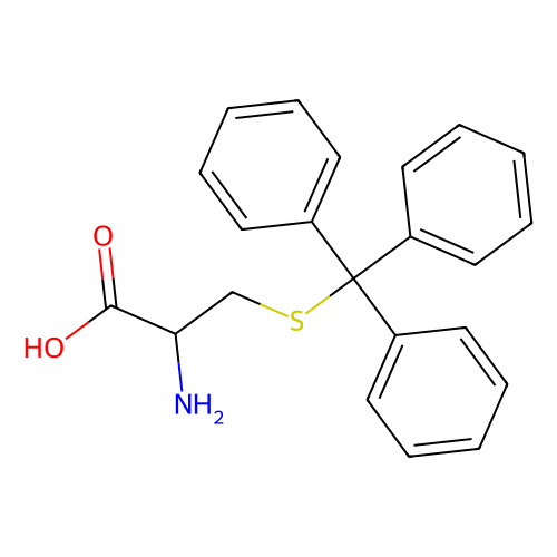 S-<em>三</em><em>苯甲基</em>-L-半胱氨酸，2799-07-7，97%