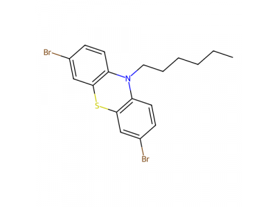 3,7-二溴-10-己基吩噻嗪，312924-93-9，98%