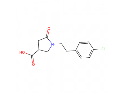 1-(4-氯苯乙基)-5-氧代吡咯烷-3-甲酸，368870-06-8，95%