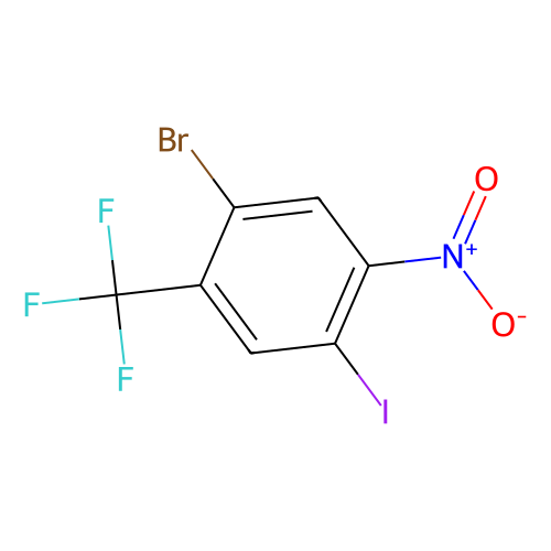 2-溴-5-碘-<em>4</em>-<em>硝基</em>三<em>氟</em><em>甲苯</em>，1187385-82-5，98%