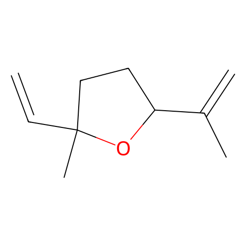 2-异丙烯基-5-甲基-5-乙烯基四氢呋喃(异构体混合物)，13679-86-2，97%(total of <em>isomer</em>)