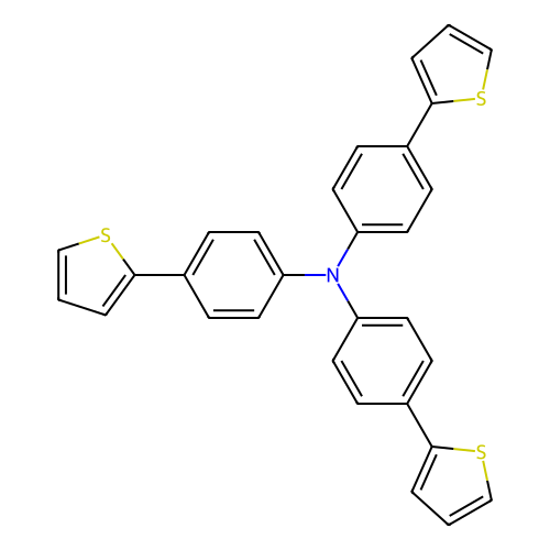 三[<em>4</em>-(<em>2</em>-噻吩基)苯基]胺，142807-63-4，98%
