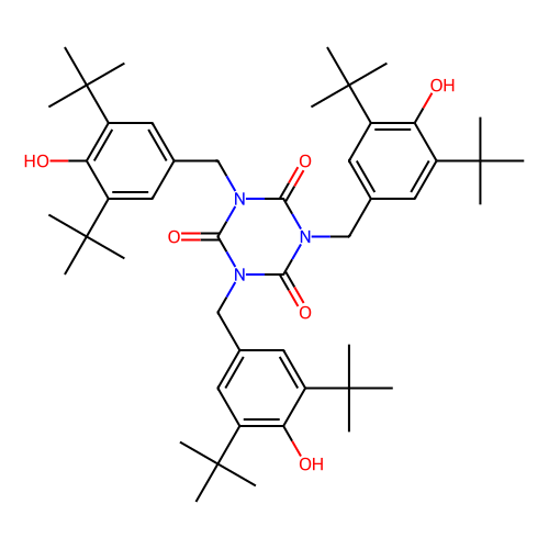 <em>三</em>(<em>3</em>,5-<em>二叔</em><em>丁基</em>-<em>4</em>-<em>羟</em>苄基)异氰脲酸酯，27676-62-6，98%