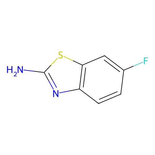 2-氨基-<em>6</em>-<em>氟</em>苯并噻唑，348-<em>40</em>-3，≥97.0%