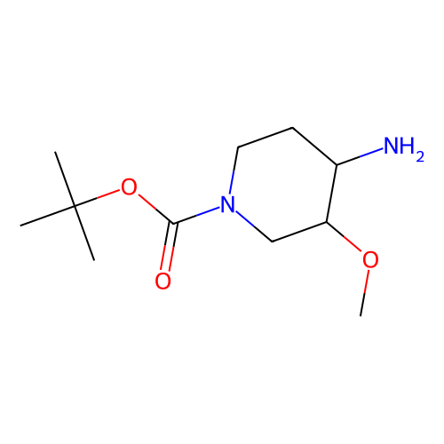 (<em>3S</em>,<em>4R</em>)-<em>N</em>-Boc-4-氨基-3-甲氧基哌啶，1171125-92-0，95%