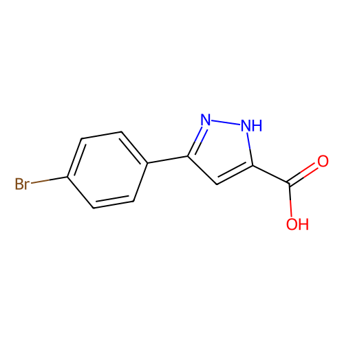 <em>3</em>-(4-溴<em>苯基</em>)-1H-<em>吡唑</em>-5-羧酸，46413-66-5，97%
