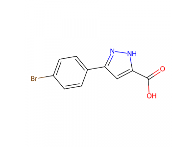 3-(4-溴苯基)-1H-吡唑-5-羧酸，46413-66-5，97%