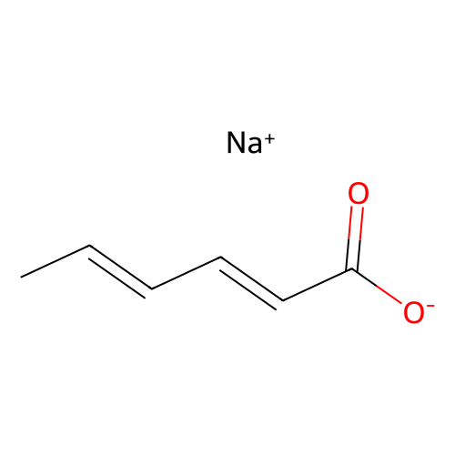 山梨酸钠，7757-81-5，>98.0%(T