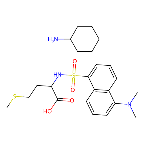 丹磺酰-<em>DL</em>-<em>蛋氨酸</em>环己基铵盐，42808-13-9，≥98%