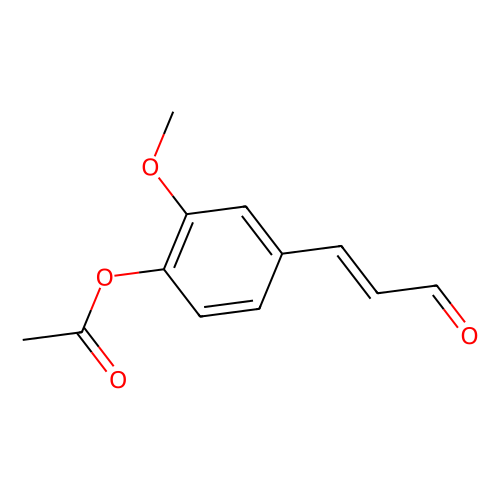 4-乙酰氧基-3-甲氧基肉桂醛，83071-67-4，95%，<em>主要</em>是反式