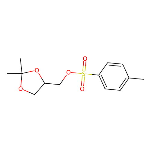 (R)-(-)-2,2-二甲基-1,3-二氧戊环基-4-基甲基对甲苯磺酸酯，23788-74-1，>98.0%(GC
